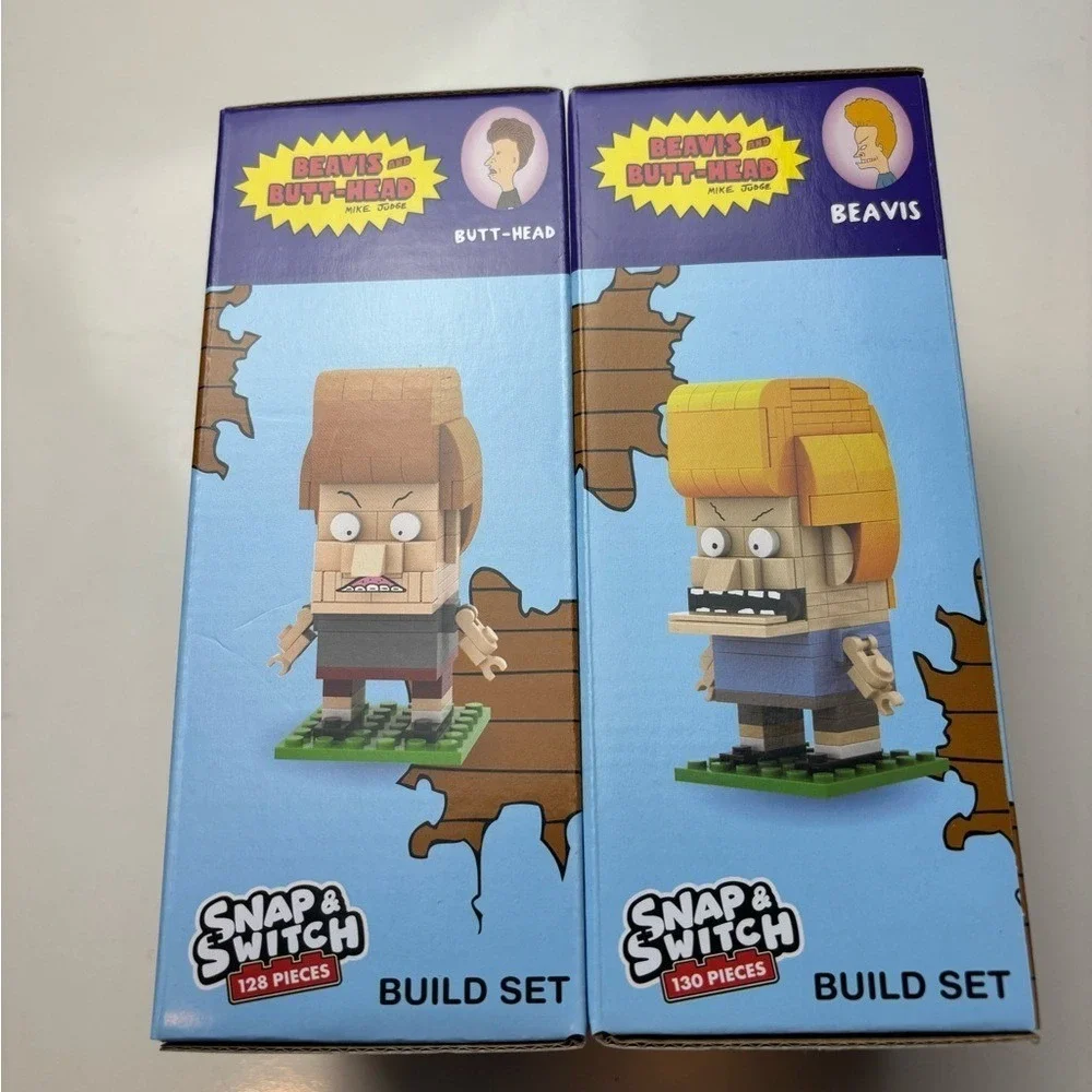 Snap & Switch Beavis and Butt-head build sets‎